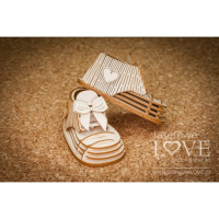 Chipboard - kinderschoentje groot (Chipboard - kinderschoentje groot)